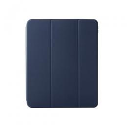 ELECOM TB-A25XSANV 13インチiPad Air(M2)/フラップケース/衝撃吸収/ApplePencil収納/スリープ対応/ネイビー