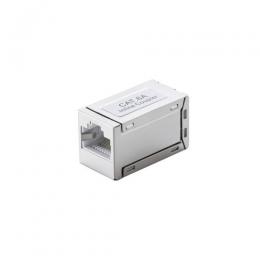 ELECOM LD-RJ45S6ASV RJ45中継コネクタ/Cat6A対応/STP/シルバー