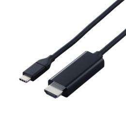 ELECOM MPA-CHDMIY20BK3 映像変換ケーブル/USB Type-C-HDMI/ミラーリング対応/60Hz/やわらか/2.0m/ブラック