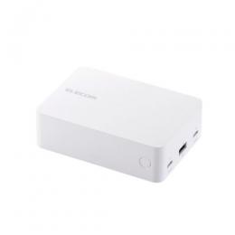 ELECOM DE-C72L-20000WH モバイルバッテリー/リチウムイオン電池/20000mAh/67W/USB-C入出力×2/USB-A×1/残量表示/ホワイト