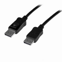 StarTech.com DISPL10MA DisplayPort ケーブル/10m/4K30Hz/アクティブ/ラッチ付きDPコネクター/ブラック