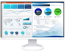 EIZO(エイゾー) EV2740S-WT 液晶ディスプレイ 27型/3840×2160/USB Type-C、DisplayPort、HDMI/ホワイト/スピーカー：あり