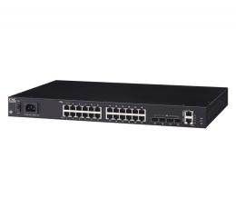 FXC FXC5628PE 24ポート 10/100/1000Mbps および 4ポートSFP 管理機能付PoEスイッチ MAX.450W