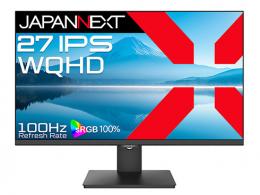 【法人様宛限定】JAPANNEXT JN-IPS27Q-C6 液晶ディスプレイ 27型/2560×1440/HDMI×1、DP×1、USB-C×1/ブラック/スピーカー有/2年保証