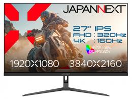 【法人様宛限定】JAPANNEXT JN-IPS27G1632UF ゲーミング液晶ディスプレイ 27型/3840×2160/HDMI×2、DP×2/ブラック/スピーカー有/2年保証