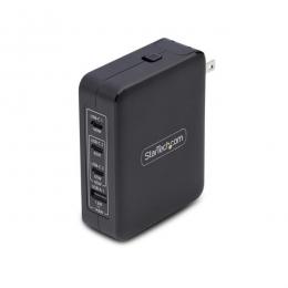StarTech.com 3114GCU-WALL-CHARGER USB充電器/4ポート（3 USB-C +1 USB-A）/最大140W/PD 3.1/GaN/AC電源アダプター