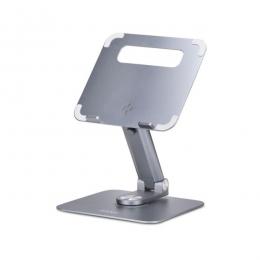 StarTech.com ATER-LAPTOP-RISER ノートパソコンスタンド/耐荷重5kg/23.5x26cm/回転ベース 高さ角度調整/ラップトップ ノートブックPC用
