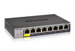 NETGEAR GS108T-300JPS/AS 【スイッチ＋オンコールセット商材】GS108T ギガビット8ポート PoE受電対応 スマートスイッチ Insight対応