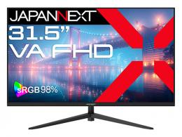 【法人様宛限定】JAPANNEXT JN-V315F2 液晶ディスプレイ 31.5型/1920×1080/HDMI×1、VGA×1/ブラック/スピーカー無/2年保証