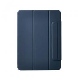 ELECOM TB-A25MWVPF2NV iPad Air 11インチ(M3/M2)/フラップケース/超薄型/ソフトレザー/マグネット装着/スリープ対応/ネイビー