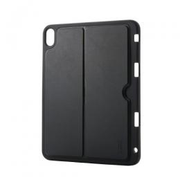 ELECOM TB-A25RUCSTBK iPad 11インチ(A16)/10.9インチ(第10世代)/ソフトケース/スタンド付き/Apple Pencil収納/ブラック