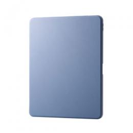 ELECOM TB-A25XMG360BG 13インチiPad Air(M2)/フラップケース/360度回転/マグネット着脱/背面クリア/ブルーグレー
