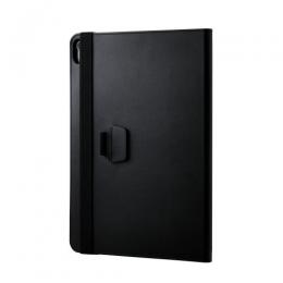ELECOM TB-A25XPLF2BK 13インチiPad Air(M2)/iPad 第10世代/フラップケース/衝撃ガード/ベルト付/2アングル/軽量/ブラック