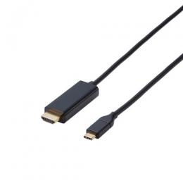 ELECOM CAC-CHDMI30BK3 映像変換ケーブル/USB Type-C-HDMI/ミラーリング対応/60Hz/3.0m/ブラック