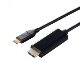 ELECOM DH-CHDMI20BK 映像変換ケーブル/USB Type-C-HDMI/ミラーリング対応/60Hz/2.0m/ブラック