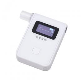 ELECOM HCS-AC03BTWH アルコールチェッカー/燃料電池センサー(圧力式)/個体識別機能付き/ホワイト