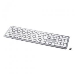 ELECOM TK-PN10FMPWH キーボード/Precisionist/無線2.4GHz/Bluetooth/マルチペアリング/充電式/フルサイズ/パンタグラフ式/ホワイト