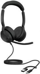 GNオーディオ 25089-999-799 Jabra USBヘッドセット USB-C/A 両耳 MS認定「Jabra Evolve2 50 MS Stereo USB C/A」