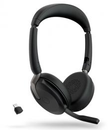 GNオーディオ 26699-989-899 Jabra 無線ヘッドセット 折りたたみ式 USB-C 両耳 UC認定「Jabra Evolve2 65 Flex Link380c/390c UC Stereo」