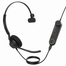 GNオーディオ 5093-299-2219 Jabra コンタクトセンター用ヘッドセット USB-A 片耳 UC認定 コントロールユニット付「Jabra Engage 50 II - (Engage 50 II Link) USB-A UC Mono」