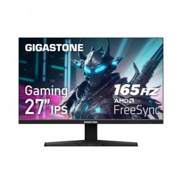 Gigastone GJGM-27FD51-270 ゲーミングモニター 27型/1920×1080/HDMI・DP入力端子/ブラック/内蔵スピーカー搭載/IPSパネル/178度/広視野角/高解像度/165Hz/フルHD