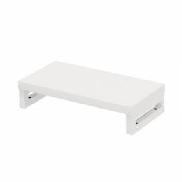 サンワサプライ EMR-LCK5025W eモニタ台（角脚・白天板）W500×D250【受注生産品】