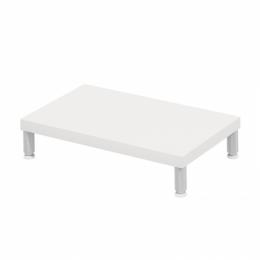 サンワサプライ EMR-LCM5030W eモニタ台（丸脚・白天板）W500×D300【受注生産品】