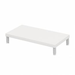 サンワサプライ EMR-LCM6030W eモニタ台（丸脚・白天板）W600×D300【受注生産品】