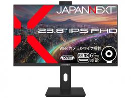 【法人様宛限定】JAPANNEXT JN-IPS238F-HSPC6-CMS 液晶ディスプレイ 23.8型/1920×1080/HDMI×1、DP×1、USB-C×1/ブラック/スピーカー有/2年保証