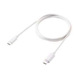 ELECOM MPA-CCMA10WH USB Type-C to USB Type-Cケーブル/着脱式マグネット/最大60W/ブレーカー搭載/1.0m/ホワイト