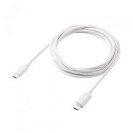 ELECOM MPA-CCMA20WH USB Type-C to USB Type-Cケーブル/着脱式マグネット/最大60W/ブレーカー搭載/2.0m/ホワイト