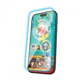 ELECOM PM-A25AFLGGETBL iPhone 17/ガラスフィルム/ゲーミング/高透明/ブルーライトカット/超簡単貼り付けツール