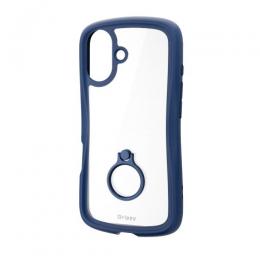 ELECOM PM-A25AGRPFRNV iPhone 17/Grippy/フレームカラー/リング付/ネイビー