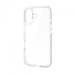 ELECOM PM-A25AHVCG1CR iPhone 17/ハイブリッドケース/ガラス/スタンダード/メタルステッカー付/クリア