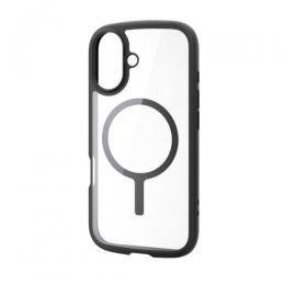 ELECOM PM-A25ATSLFCMBK iPhone 17/TOUGH SLIM LITE/フレームカラー/MAGKEEP/ブラック