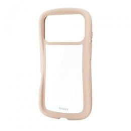 ELECOM PM-A25CGRPFCBE iPhone 17 Pro/Grippy/フレームカラー/メタルステッカー付/ベージュ