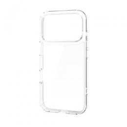 ELECOM PM-A25CHVCKCR iPhone 17 Pro/ハイブリッドケース/メタルステッカー付/クリア