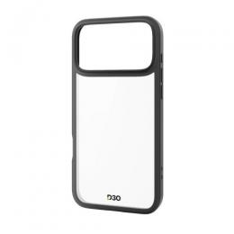 ELECOM PM-A25DD3OFCBK iPhone 17 Pro Max/ハイブリッドケース/D3O/フレームカラー/メタルステッカー付/ブラック