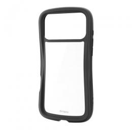 ELECOM PM-A25DGRPFCBK iPhone 17 Pro Max/Grippy/フレームカラー/メタルステッカー付/ブラック