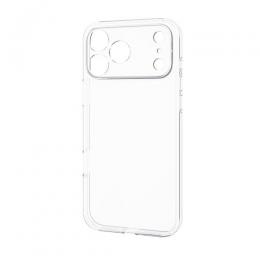 ELECOM PM-A25DUCTKCR iPhone 17 Pro Max/ソフトケース/極限/メタルステッカー付/クリア