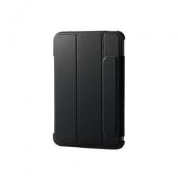 ELECOM TB-A25SWVFCBK 8.3インチiPad mini(A17 Pro)/フラップケース/薄型軽量/背面クリア/フレームカラー/ブラック