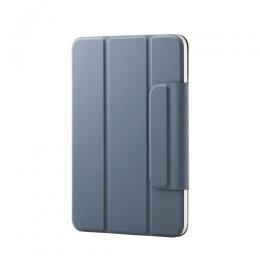 ELECOM TB-A25SWVPF2BG 8.3インチiPad mini(A17 Pro)/フラップケース/超薄型/ソフトレザー/マグネット装着/スリープ対応/ブルーグレー