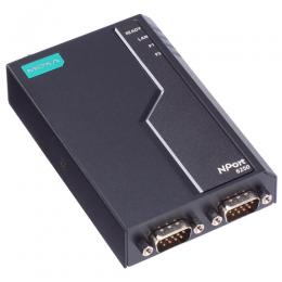 MOXA NPort 6250-G2-T 第2世代2ポートRS-232/422/485セキュアターミナルサーバー (ワイド温度モデル)