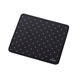 ELECOM MP-LMWDBK マウスパッド/ファブリック素材/撥水加工/ドット柄/ブラック