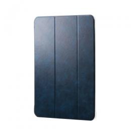 ELECOM TB-A25PLWVNV 13インチiPad Pro(M4)/フラップケース/薄型軽量/背面クリア/2アングル/スリープ対応/ネイビー