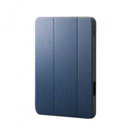 ELECOM TB-A25PMSANV 11インチiPad Pro(M4)/フラップケース/衝撃吸収/Apple Pencil収納/スリープ対応/ネイビー