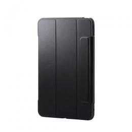 ELECOM TB-A25PMWVFCBK 11インチiPad Pro(M4)/フラップケース/薄型軽量/背面クリア/フレームカラー/ブラック