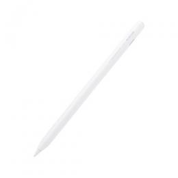 ELECOM P-TPACSTAP11WH タッチペン/充電式/iPad専用/ワイヤレス充電/パームリジェクション対応/傾き検知/磁気吸着/USB-C充電/急速充電/交換ペン先付属/ホワイト