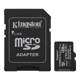 Kingston SDCS3/128GB 128GB microSDXC Canvas Select Plus Gen3 150MB/s A1 Card アダプタ付属