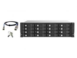 QNAP TLR1620SRN1216 TL-R1620Sep-RP ニアライン 192TB (12TB x 16)